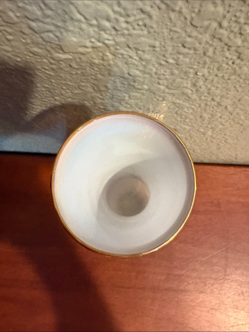 Vintage Bristol Decorative Glass Bud Vase with Floral Accent - Made in Italy